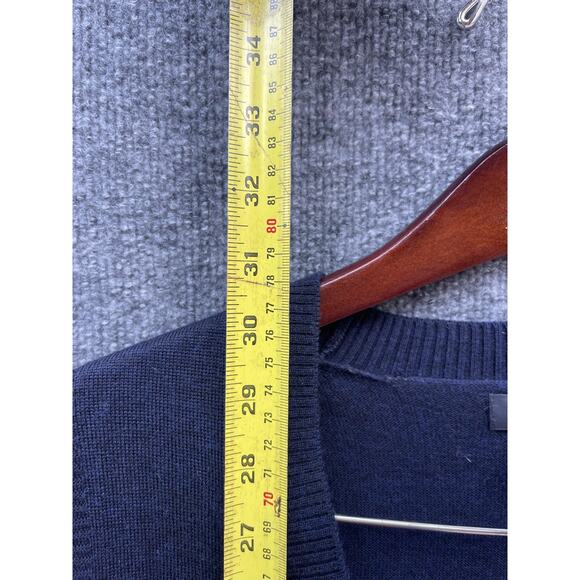 Banana Republic Sweater Womens Medium Extra Fine Merino Cardigan Zip Pockets - Picture 4 of 7